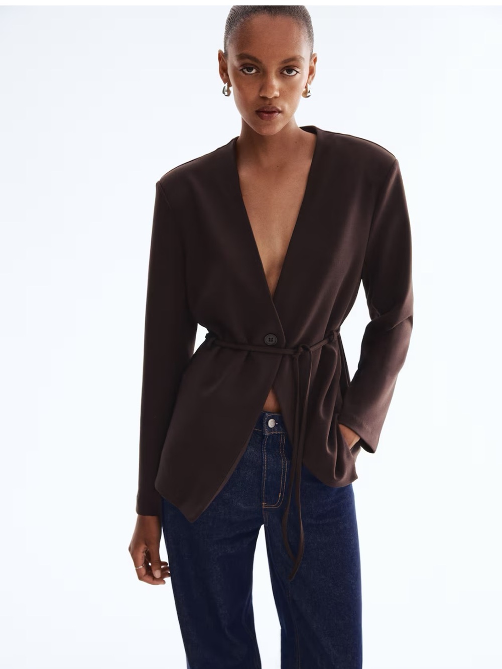 BNWOT H&M wrap blazer Xs/S